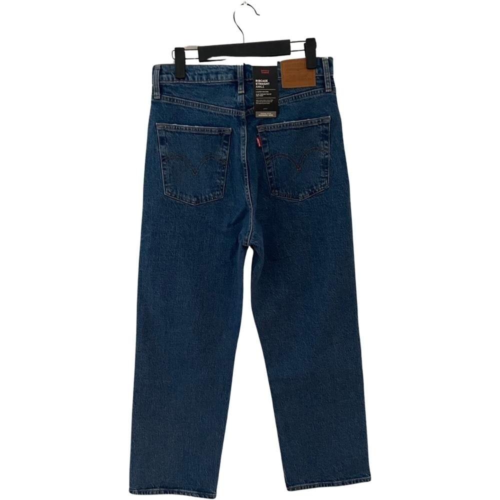 NWT Levi's Women's Ribcage Straight Ankle Jeans Size 30x27 - Picture 4 of 7
